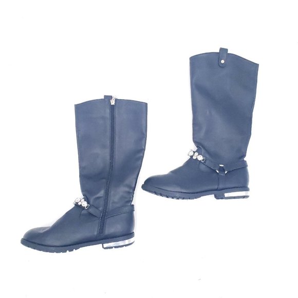 *Lucky Sole Womens Fashion Boots Black 5 - Picture 1 of 7